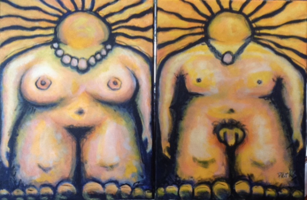 Click here to view She And He (pair) by Jim Parks