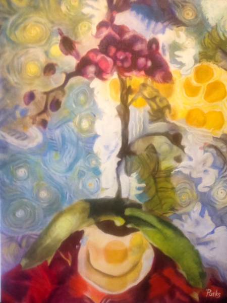 Orchid On The Table by Jim Parks