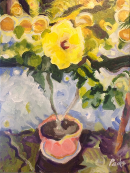 Click here to view Yellow Flower & Pot by Jim Parks