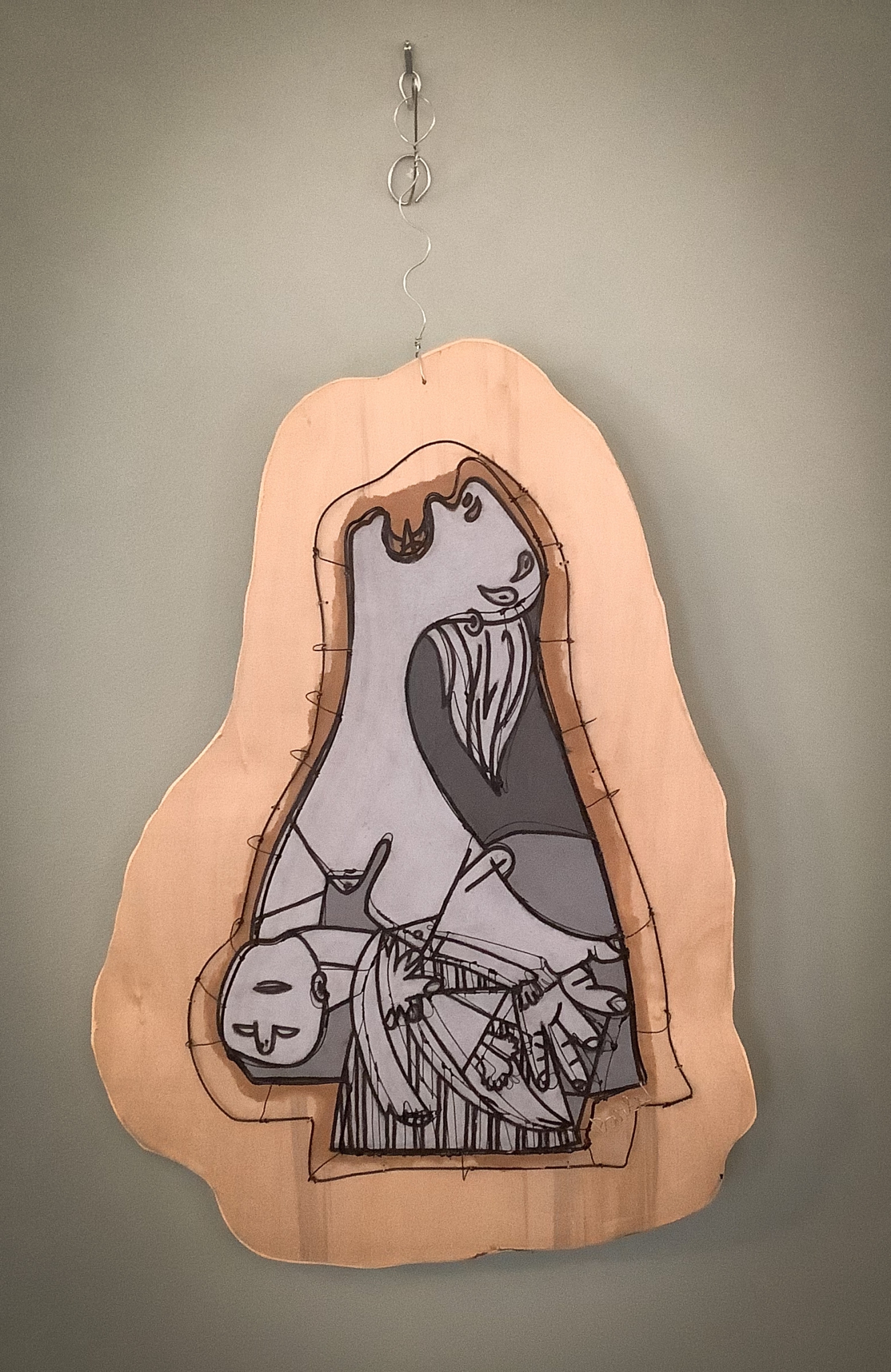 Pablo's Grieving Woman by Jim Parks